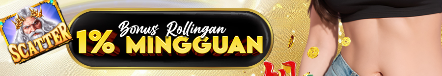 BONUS ROLLINGAN 1% MINGGUAN